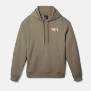 YETI Men's Khaki Hoodie